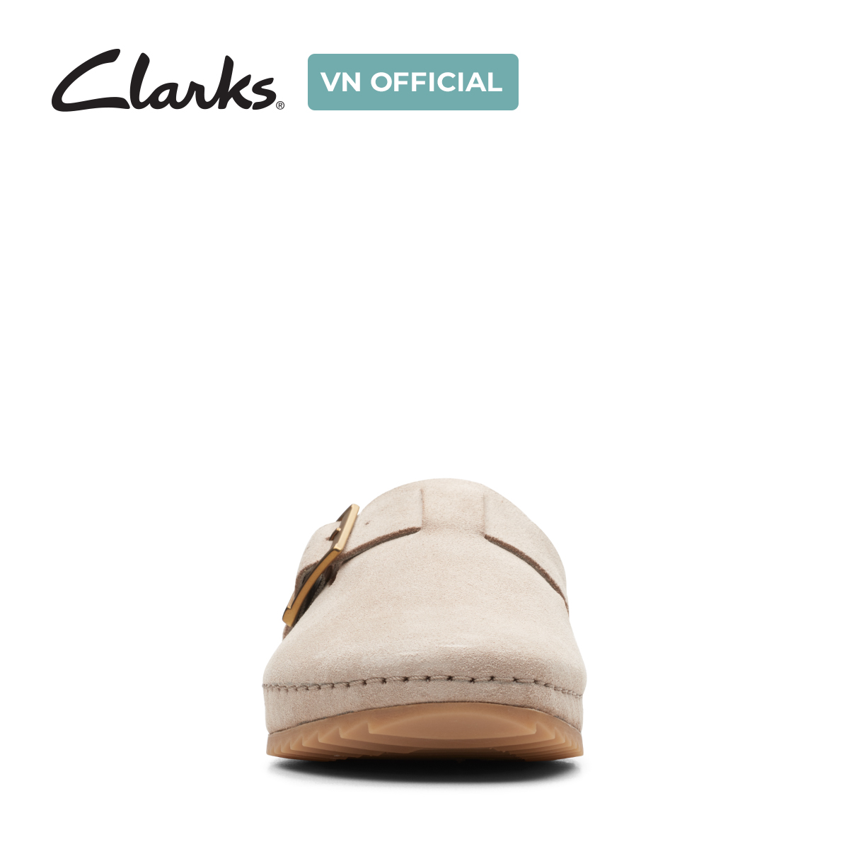 Giày Mule Da Lộn Nữ Clarks - BrookleighMule