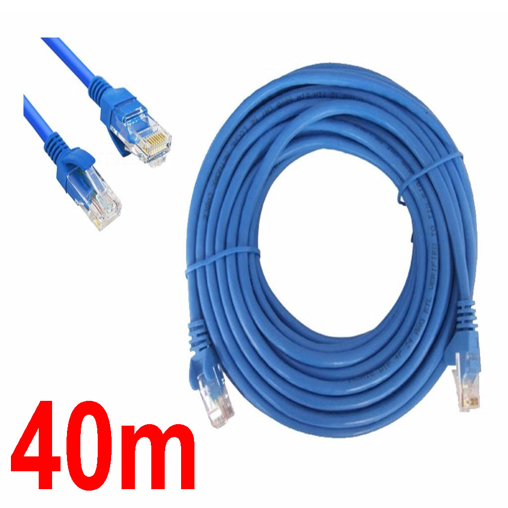 Cáp mạng internet / mạng Lan 40m đúc sẵn đầu loại Cat5E