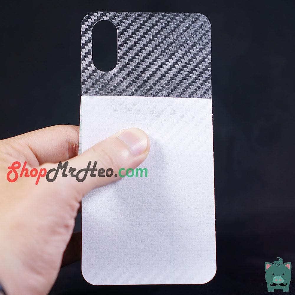 [ SALE] Bộ 2 Miếng Dán Lưng Carbon Xiaomi Mi8