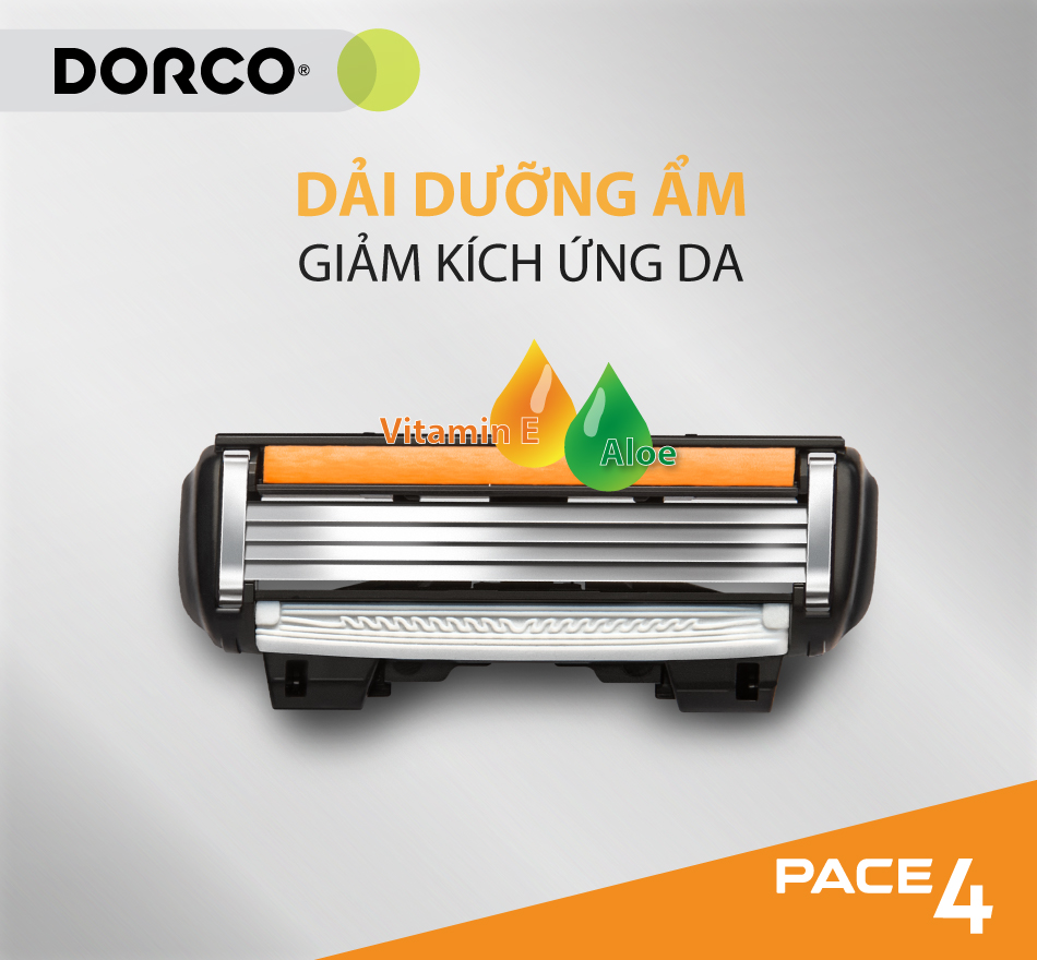 Dao cạo râu 4 lưỡi DORCO PACE 4