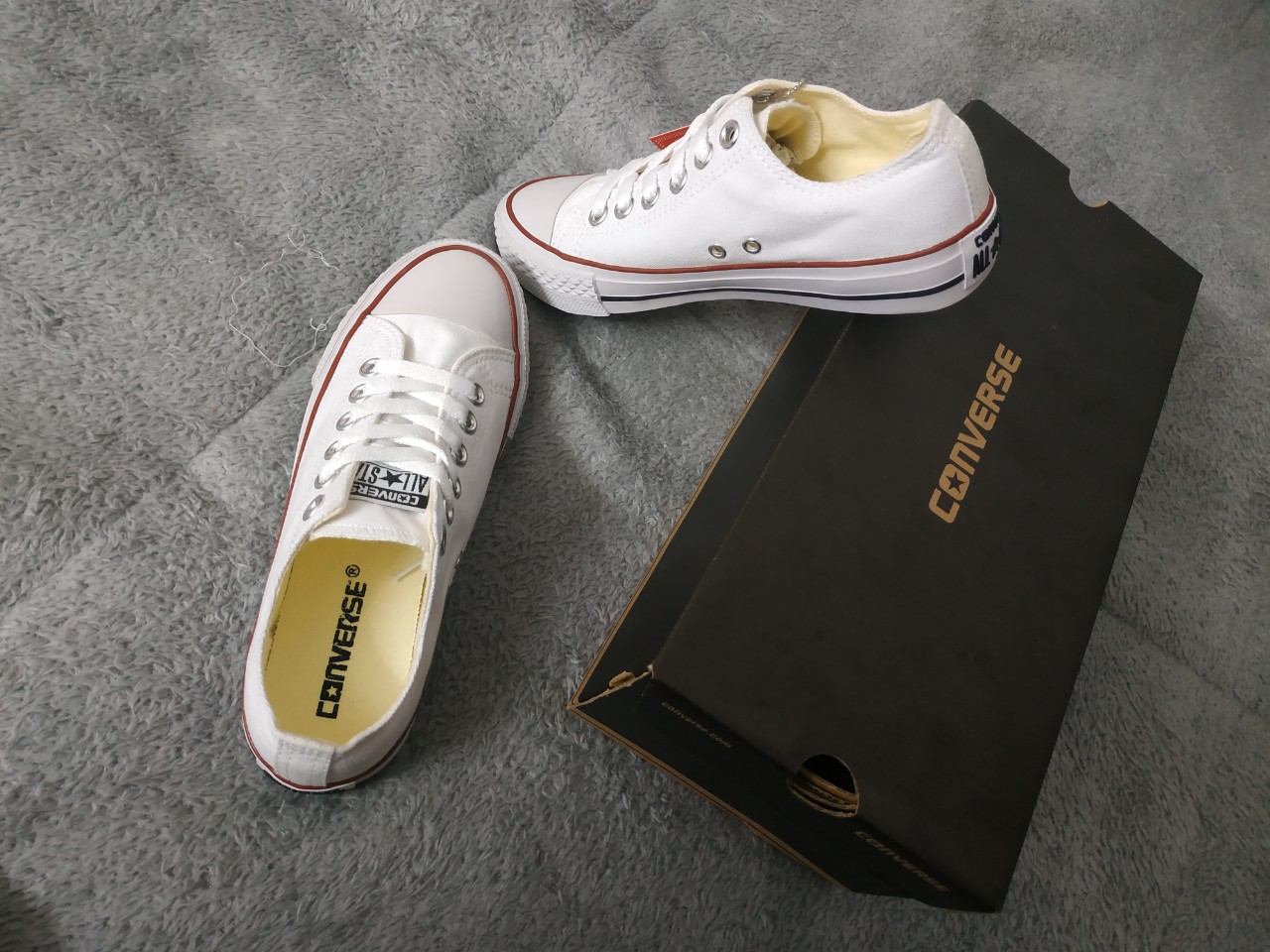 [GIẢM GIÁ GỐC + FULL BOX] Giày Converse 1970s Cổ thấp Trắng [HOT]