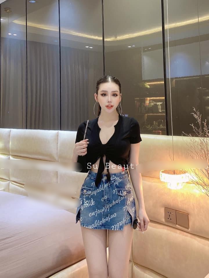 ÁO THUN CROPTOP THUN BORIP NHIỀU MÀU