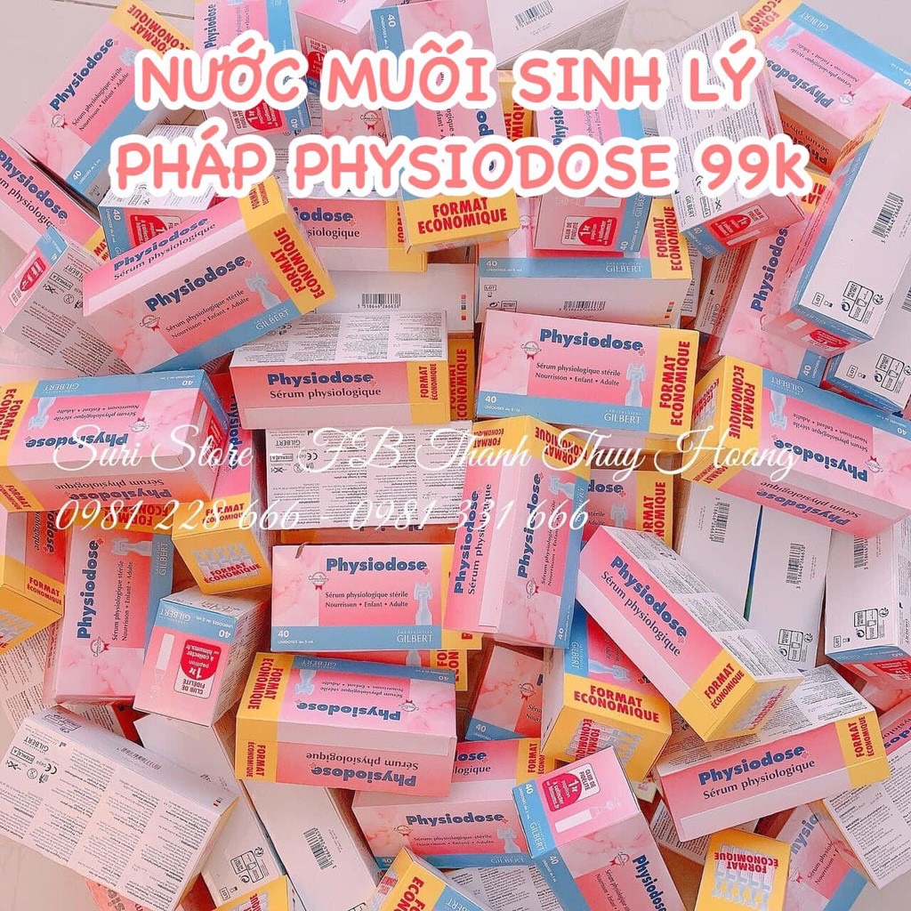 Nước muối Physiodose Pháp