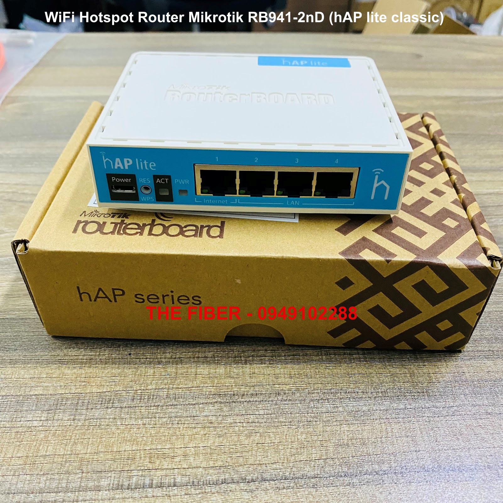 [HCM]WiFi Hotspot Router Mikrotik RB941-2nD (hAP lite classic)