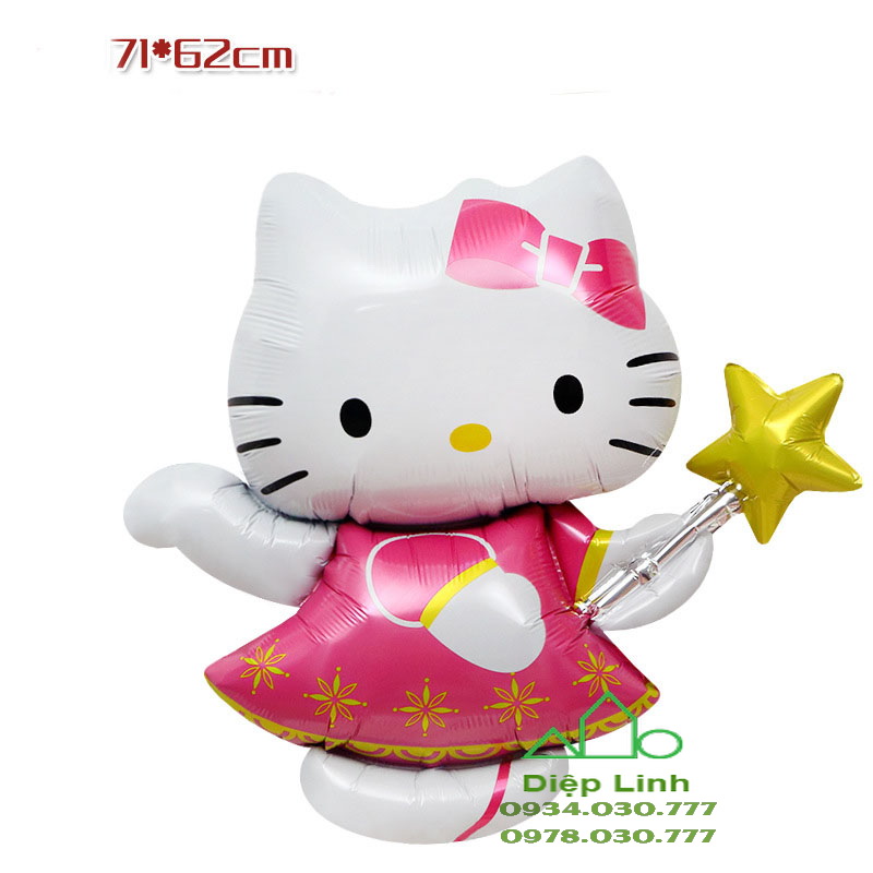 Bong bóng hình Kitty size lớn