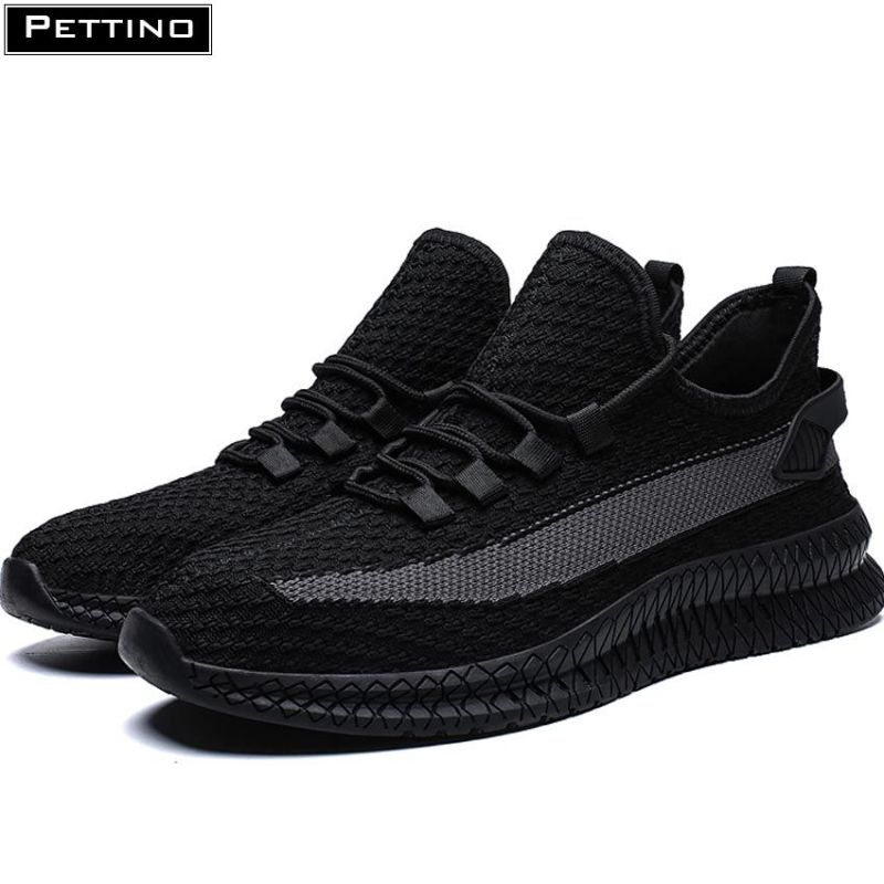 Giày thể thao nam, giày nam đẹp, vải sợi kết hợp dải lưới thoáng khí, thời trang PETTINO - LLPZS03