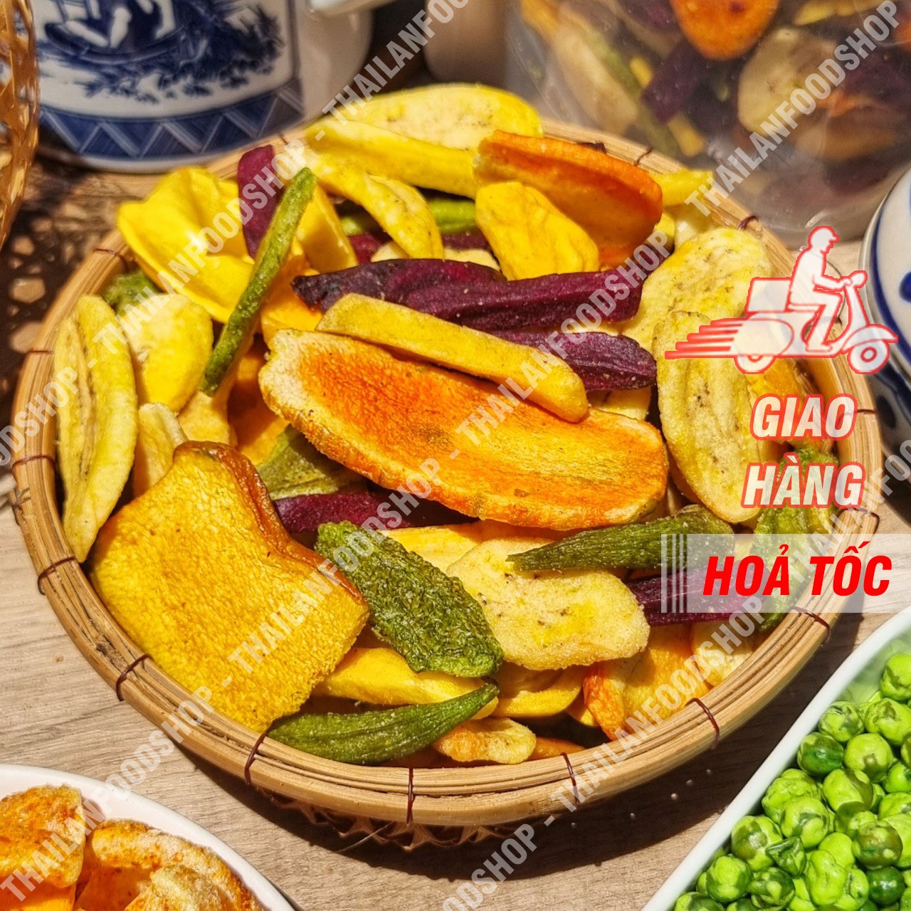 Trái Cây Sấy Thập Cẩm Loại A - Túi 500gr