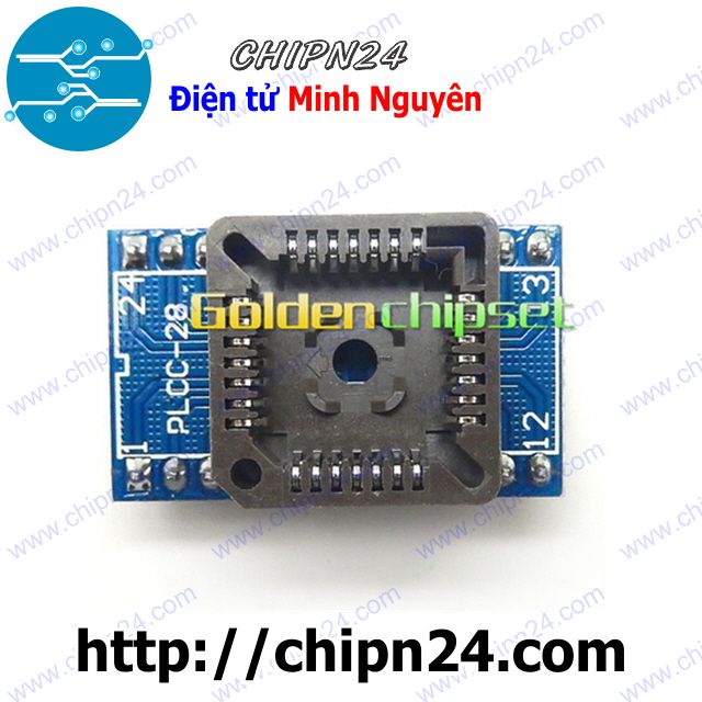 Đế chuyển plcc28 sang dip24