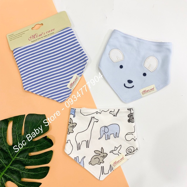 Yếm Tam Giác Set 3 Cái Momcare