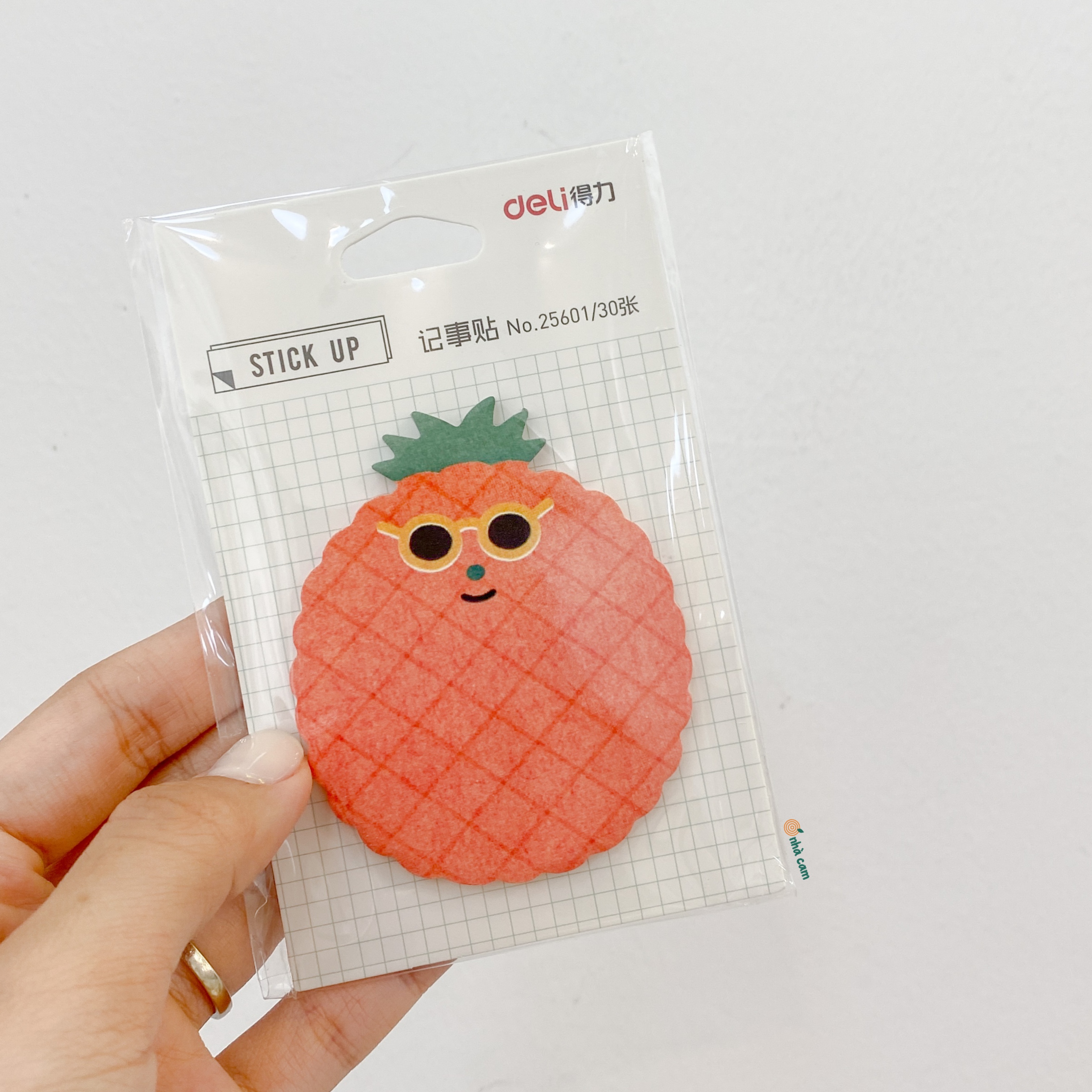 Giấy Note Ghi Chú Hoa Quả Deli Nhà Cam
