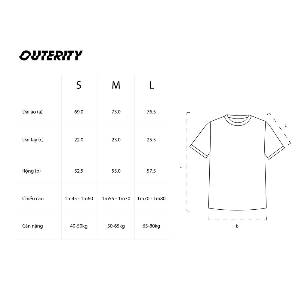 Áo thun Outerity Signature Trắng ver2.0 - ORP140