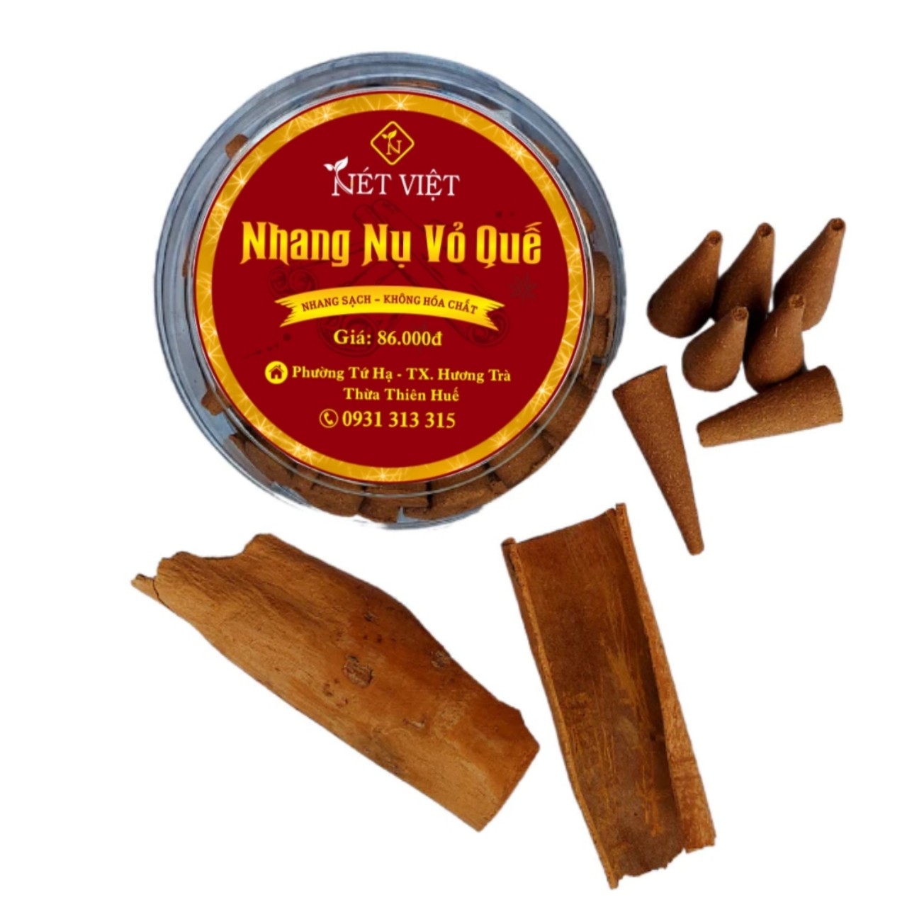 Nhang Nụ Quế Nét Việt (Hộp 40 viên)