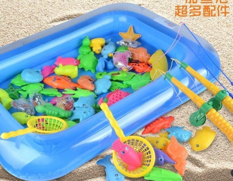 Bộ đồ chơi câu cá kèm bể phao cho bé