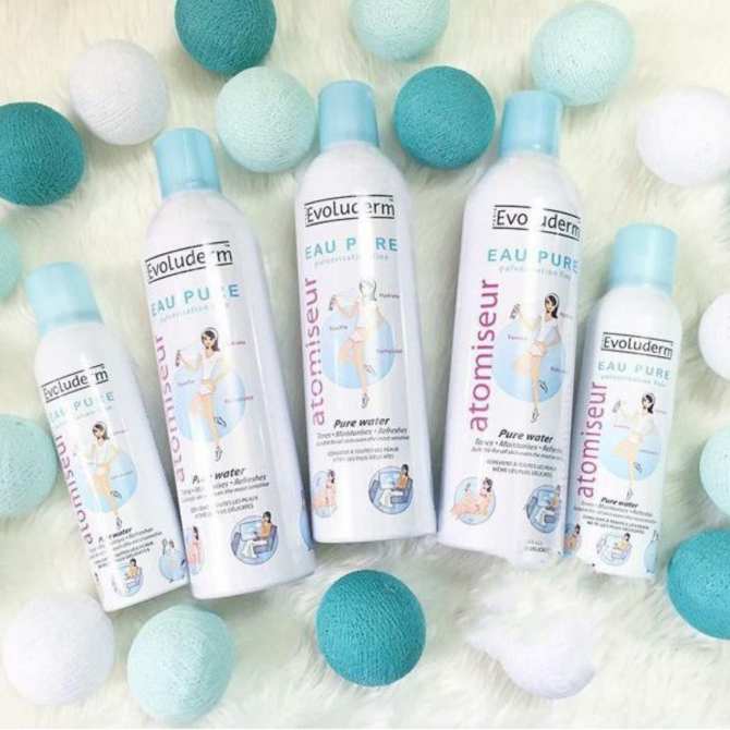 Xịt khoáng Evoluderm cấp nước cho da 400ml - Pháp