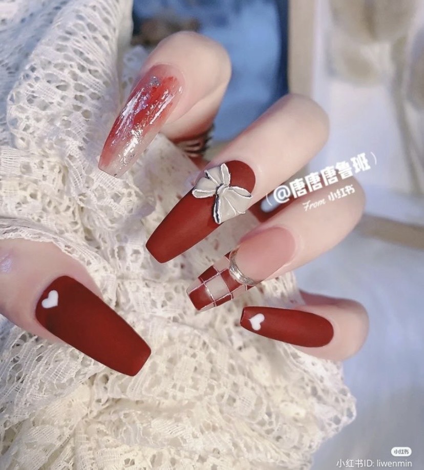 Móng up trơn HSM From đẹp ,size từ 0-9 - Mini Nails