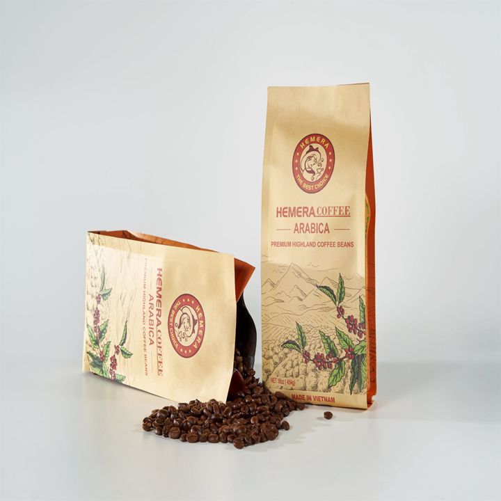 [HCM]Cà phê Arabica Hemera dạng hạt (250gram)
