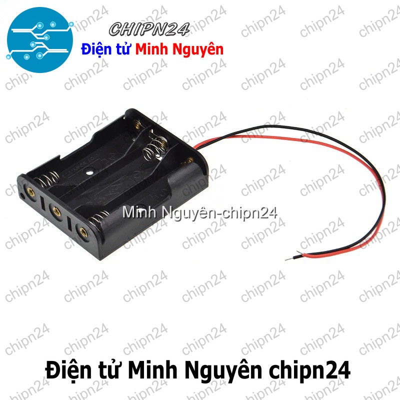 [1 cái] (C3) Hộp Đế pin 3 viên AA - HH000607