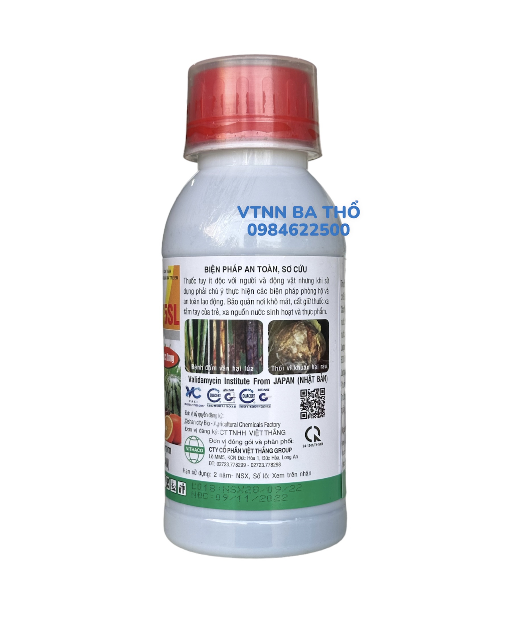 Thuốc Trừ Bệnh Vali 5SL 450ml