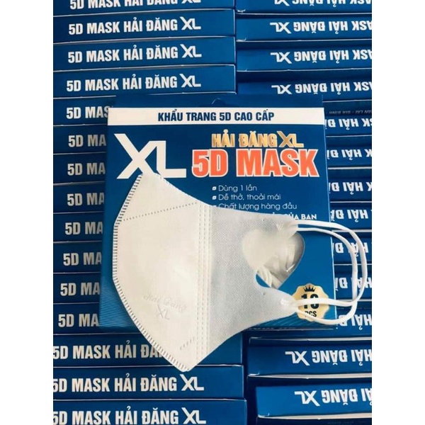 Thùng Khẩu Trang 100 Chiếc THỊNH PHÁT 5D Mask Hàng Chuẩn Túi Zip Chính Hãng, 3 Lớp Vải Không Dệt