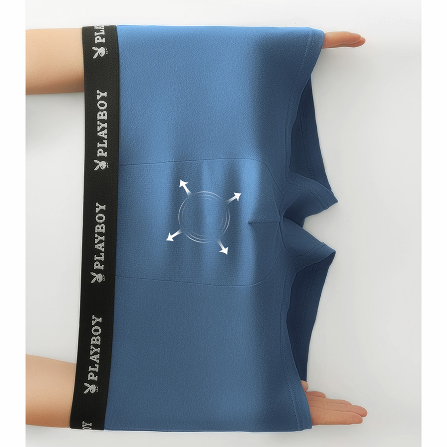 Set 4 quần boxer nam kháng khuẩn PlayBoy cao cấp