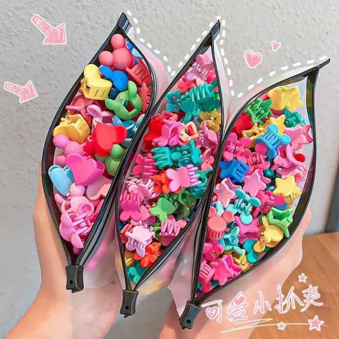 Túi 50c kẹp tóc càng cua cho bé [hình ngẫu nhiên]
