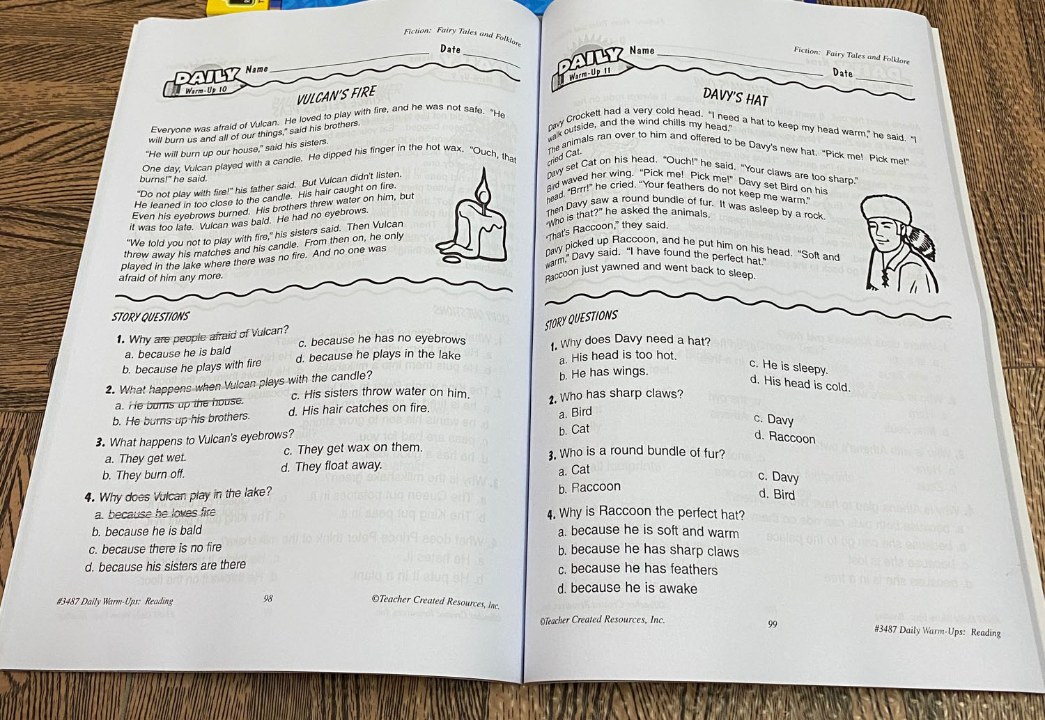 sách Daily Warm-Ups: Reading , Grade 1-8 (Sách Đen Trắng)