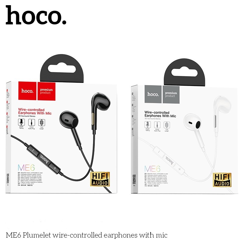 Tai Nghe Có Dây Hoco ME6