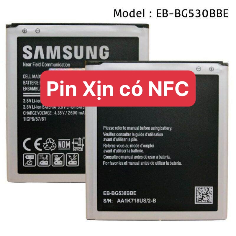Pin samsung galaxy grand prime g530/ g531j3 j5 j2 prime