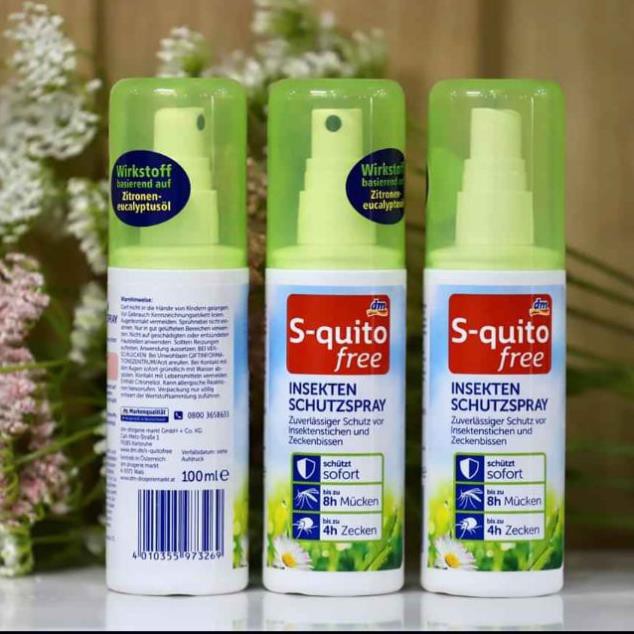 Xịt chống muỗi và côn trùng đốt Squito
