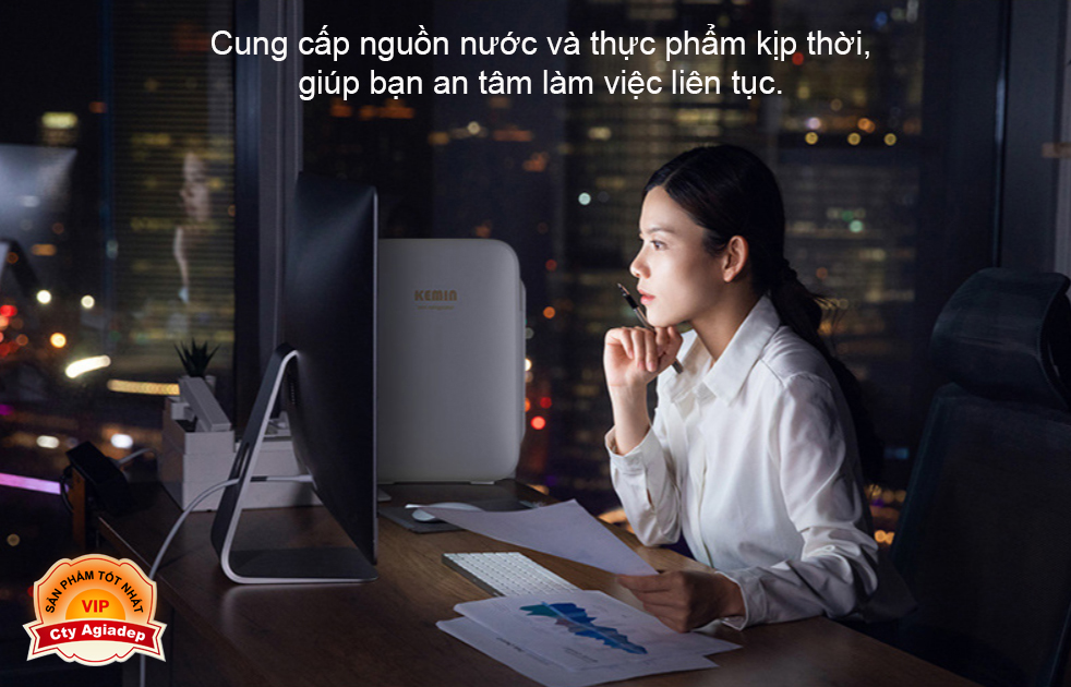 Tủ lạnh mini KEMIN Cao cấp (Dùng cả trên oto xe hơi và trong nhà) - Loại 10L