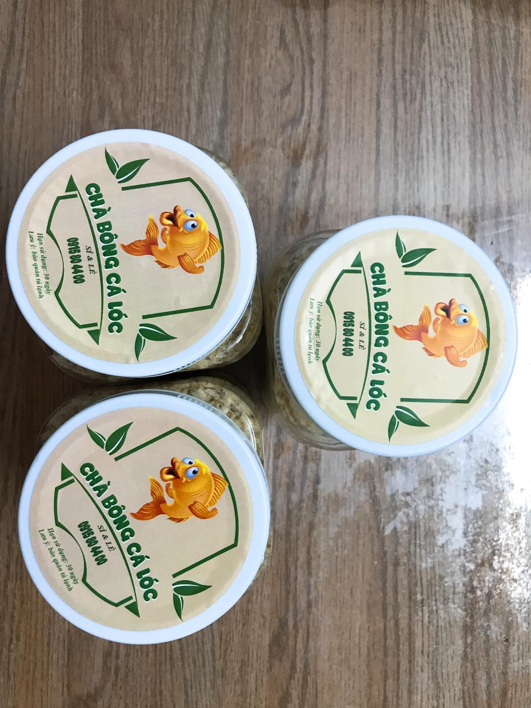 Chà bông cá lóc nhà làm_Hộp 500gr