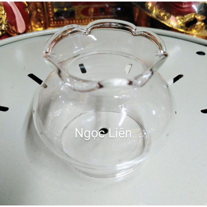 Oil Lamp Bulb with Crystal Oil Lamp Shade