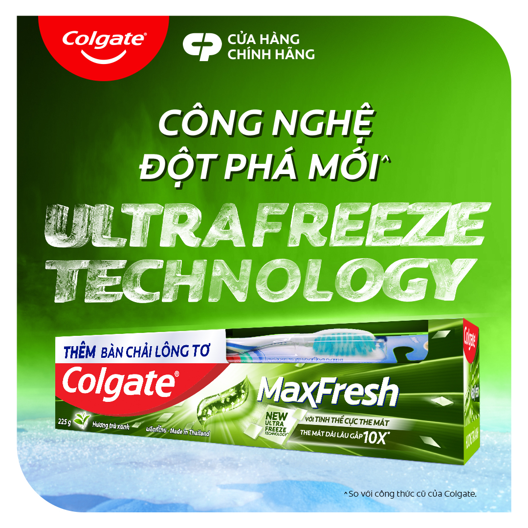 [Chỉ 4.4_Áp 2 tầng Voucher giảm đến 30%] Kem đánh răng Colgate Maxfresh hương bạc hà the mát 180g/tuýp
