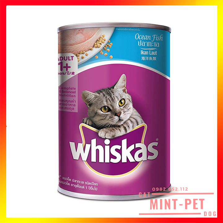 Pate Cho Mèo Lớn Whiskas Dạng Lon 400g