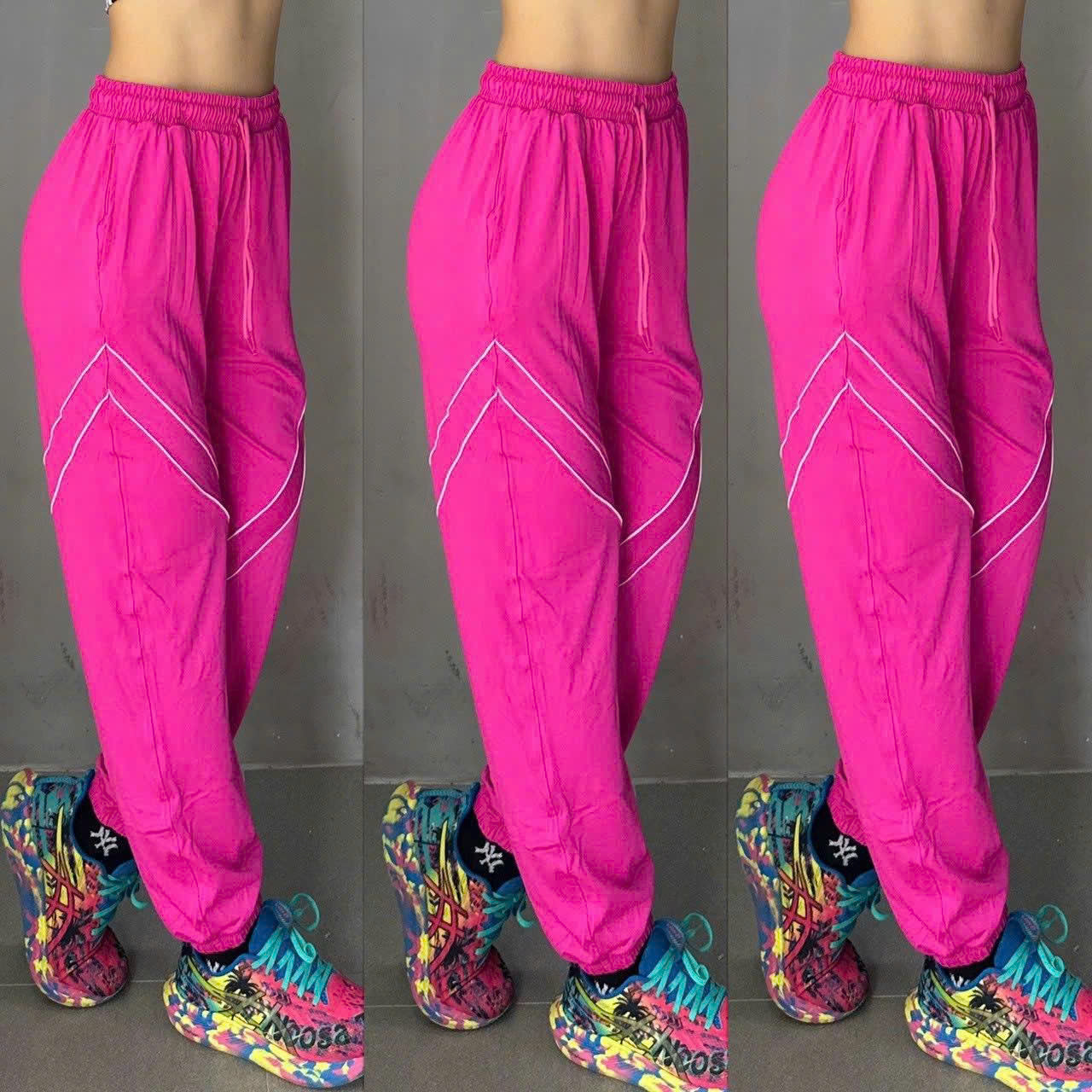 Quần jogger dài thể thao chất thun lạnh co giãn 4 chiều