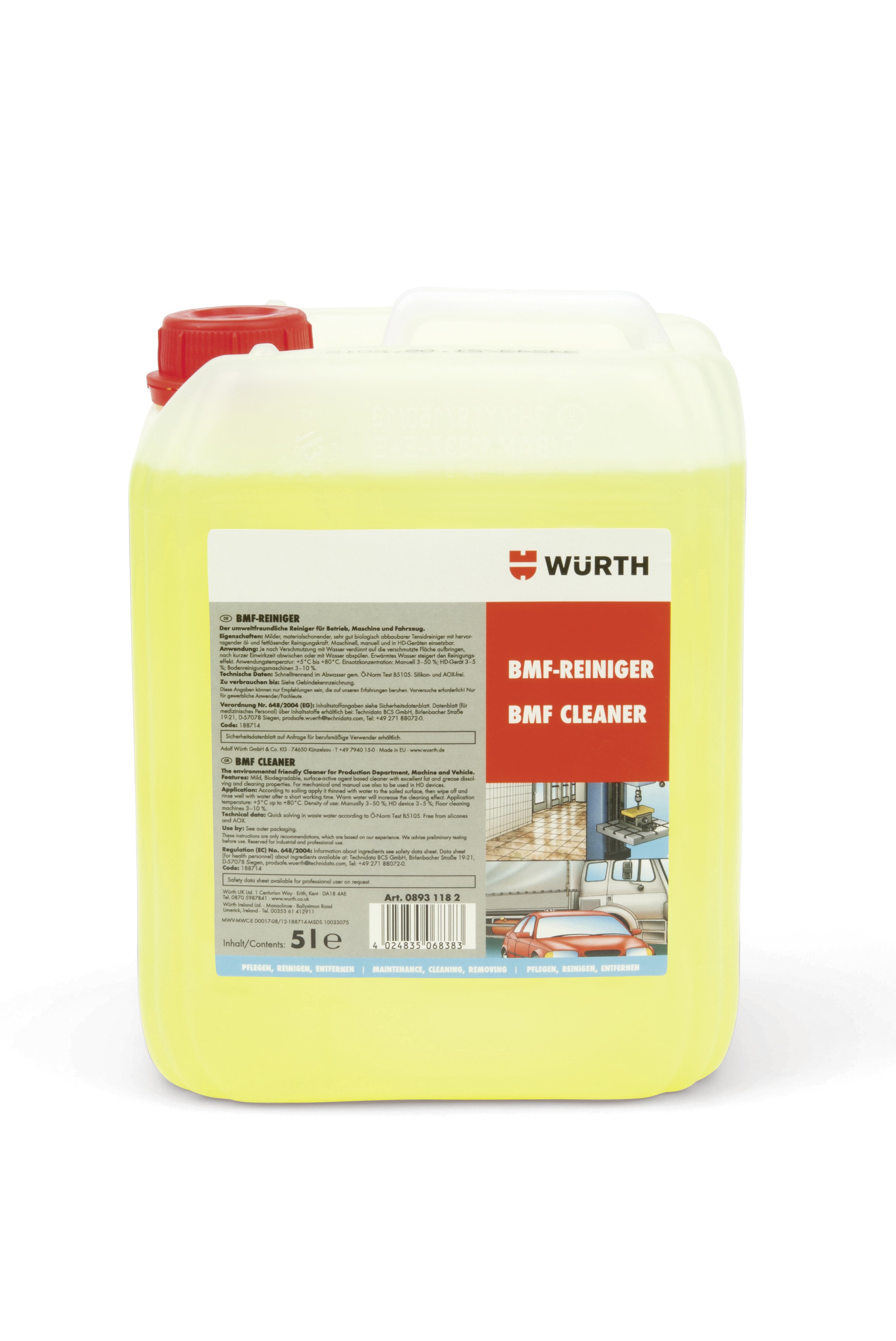 Wurth Chất Tẩy Rửa Đa Năng Bmf 5L
