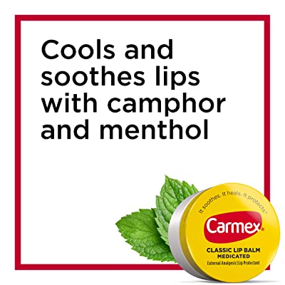 [HCM]COMBO VỈ 3 HỦ SON DƯỠNG MÔI CAO CẤP CARMEX MỸ