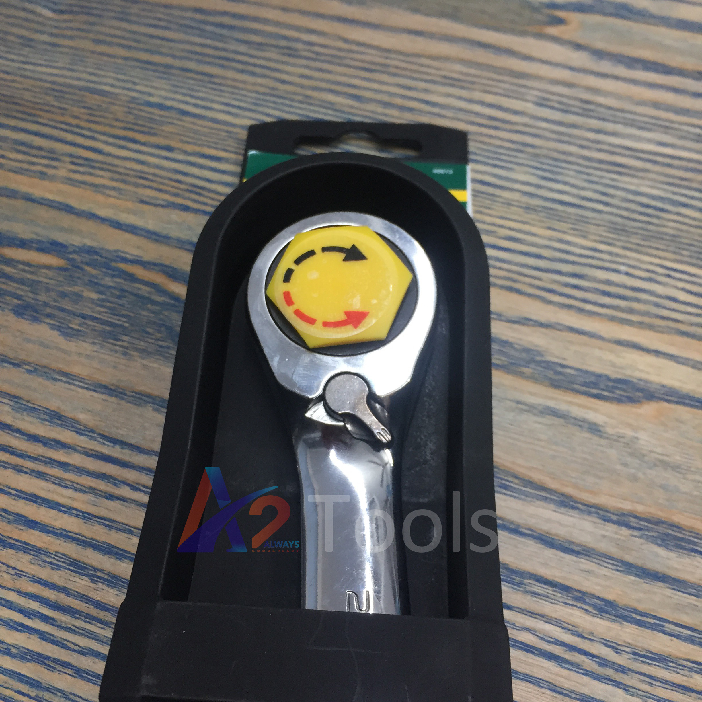 Cờ lê vòng miệng tự động đảo chiều sata 21mm 46613