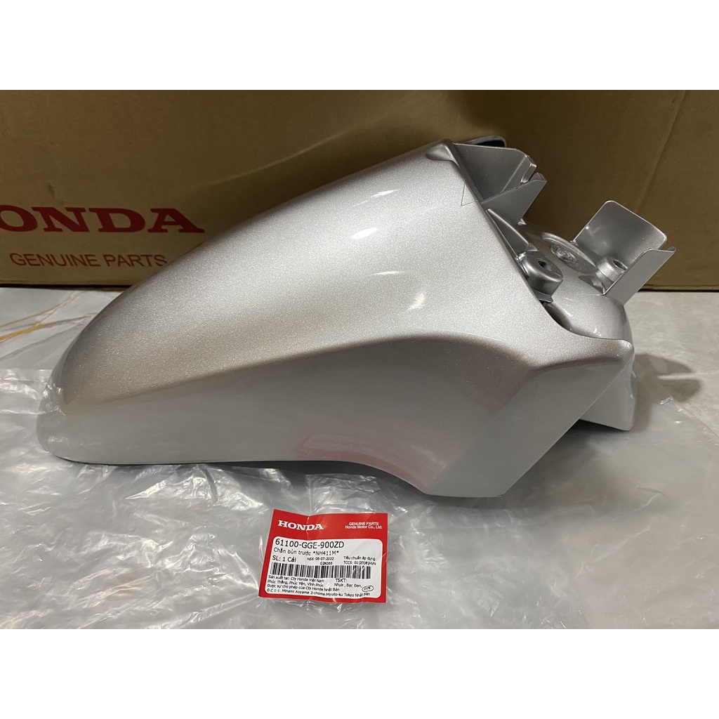 Chắn bùn a trước - dè trước honda lead 110 cũ năm 2009-2011 màu bạc. 61100gge900zd