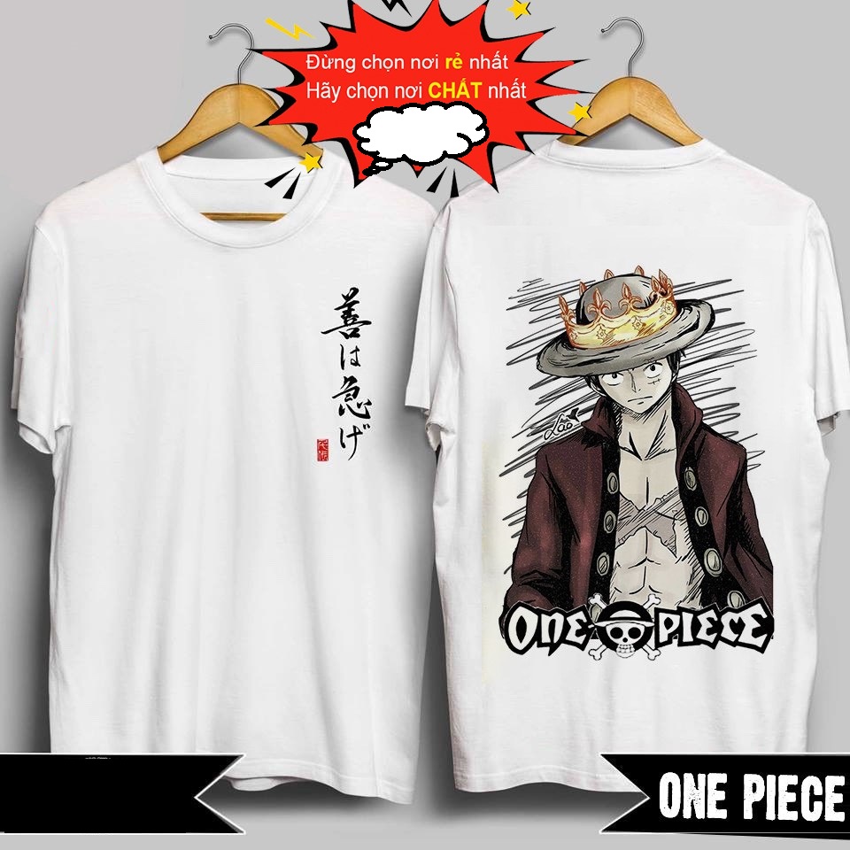 [HCM](ẢNH THẬT ) Áo thun One Piece Luffy đẹp siêu ngầu giá rẻ nhất | Áo Phông Luffy Mũ Rơm Siêu Đẹp