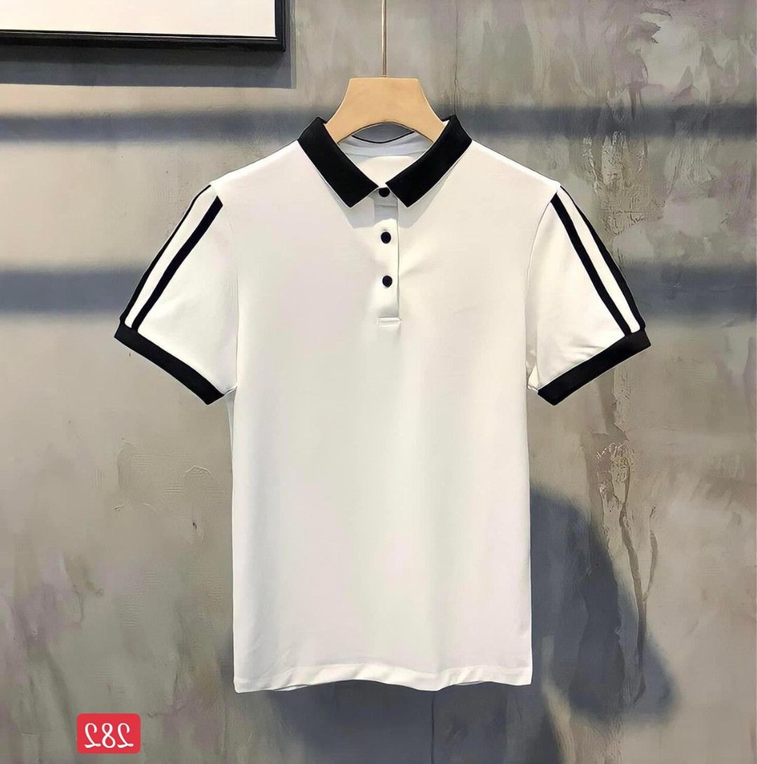 Áo thun nam polo cổ bẻ phối sọc trẻ trung cao cấp thời trang binstore94_ms282