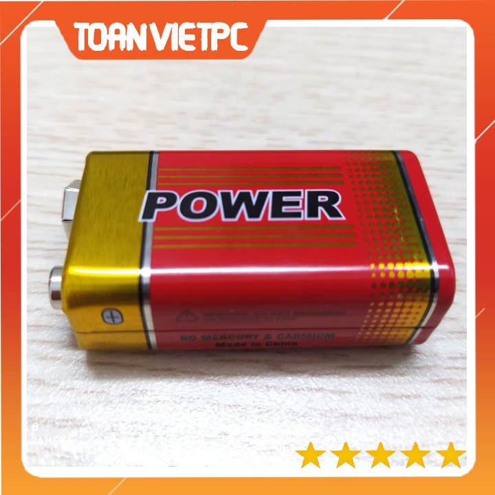 Pin vuông 9v dùng cho test mạng và mic
