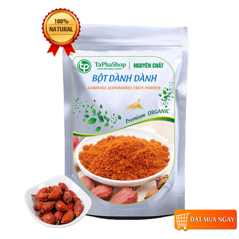 Bột dành dành nguyên chất 100g