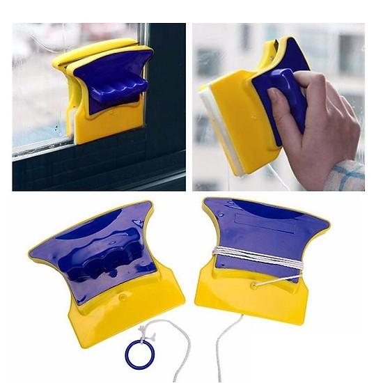 [HCM]Dụng Cụ Lau Kính Nam Châm 2 Mặt