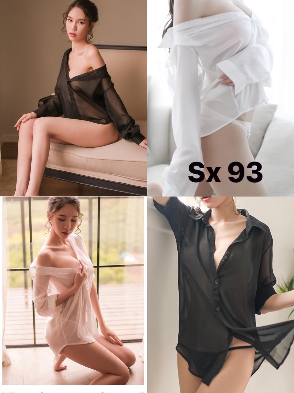 Áo ngủ sexy cao cấp SX093 - kiểu sơ mi