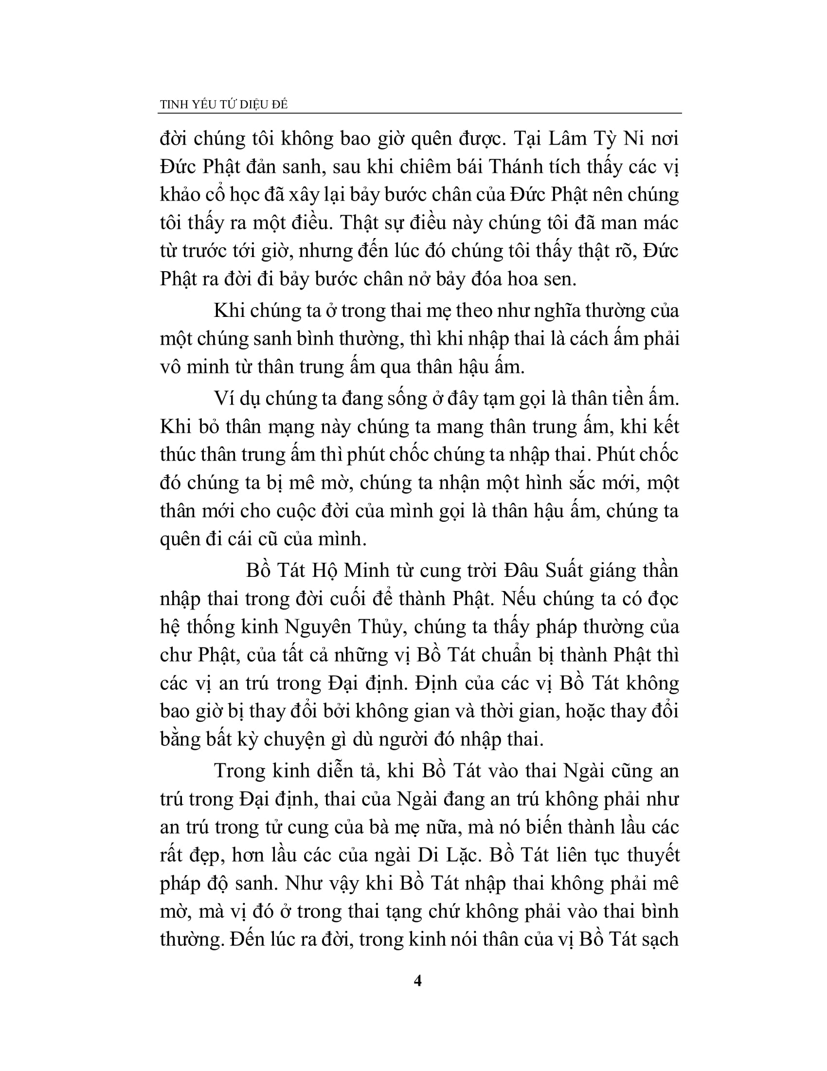 Sách Tinh Yếu Tứ Diệu Đế