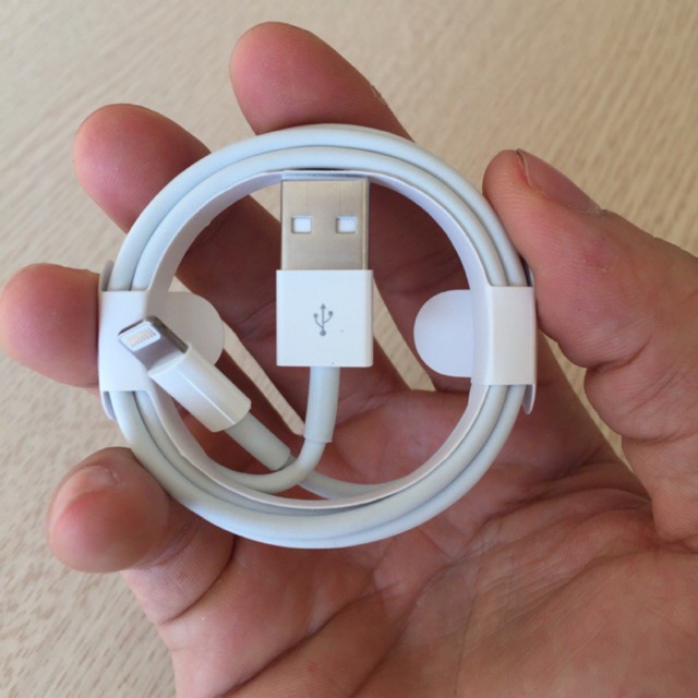 [ TẶNG TAI NGHE ] Combo Củ Dẹt + Cáp Sạc Cho Iphone 5/6/7/8, Sạc 5V 1A