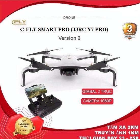 [Big Sale] FLycam C - FLY Smart PRO ( Flycam JJRC X7 PRO) Bay 25 phút, camera 1080(JJRC x11, ZEN K1, Bugs4), bảo hành 3 tháng