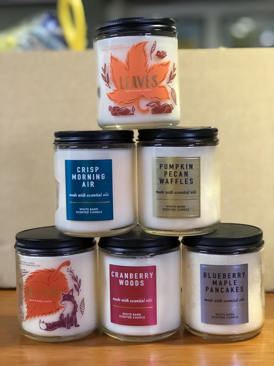 Nến đèn cầy thơm 1 bấc an toàn BATH AND BODY WORKS single wick candle 198g