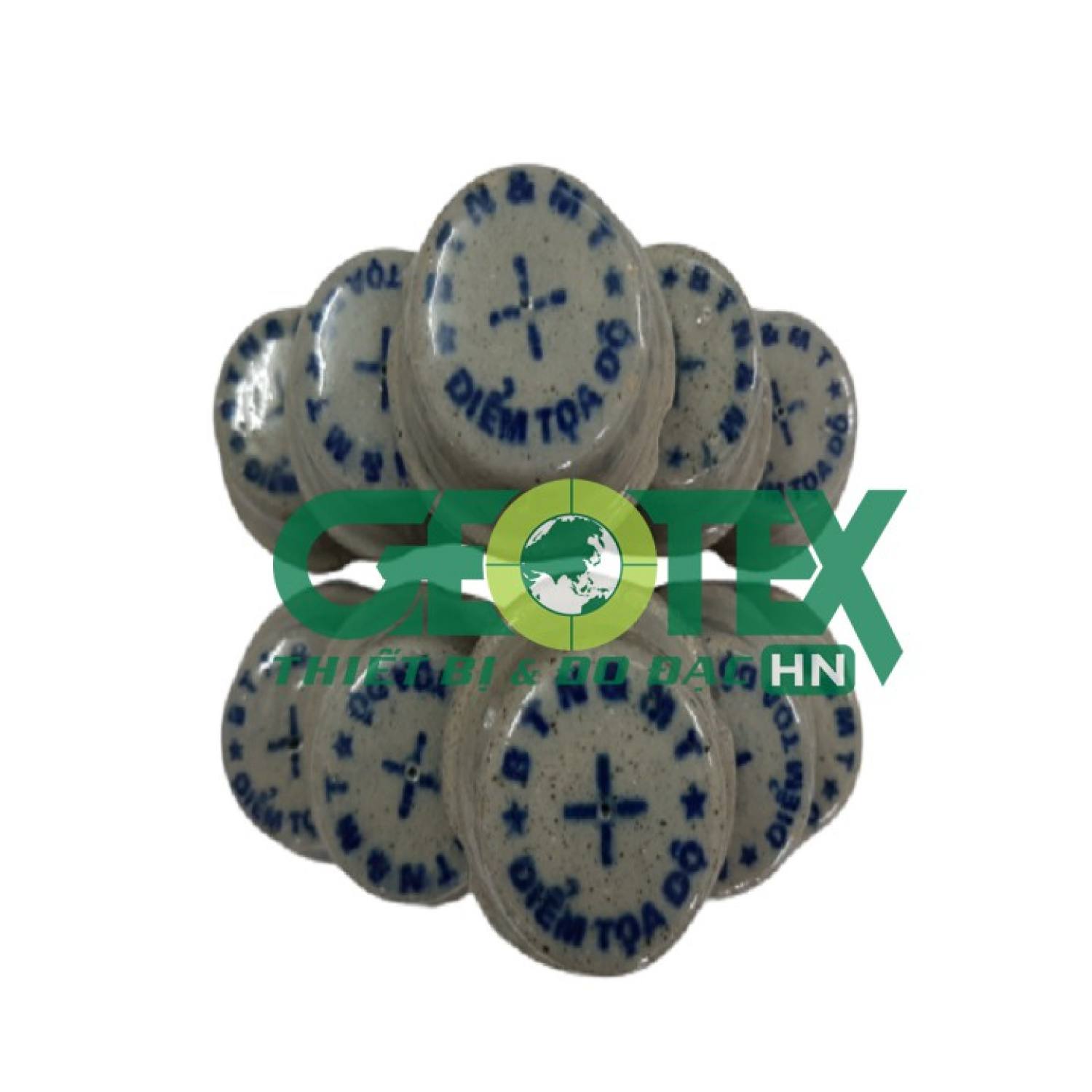 Mốc sứ trắc địa (combo 05 mốc)